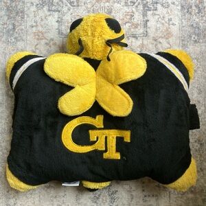 Georgia Tech Yellow Jacket Pillow Pet Rare Vintage Excellent Condition